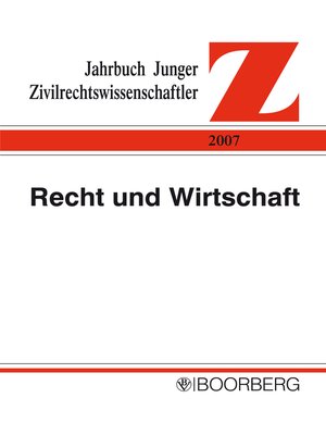 cover image of Recht und Wirtschaft